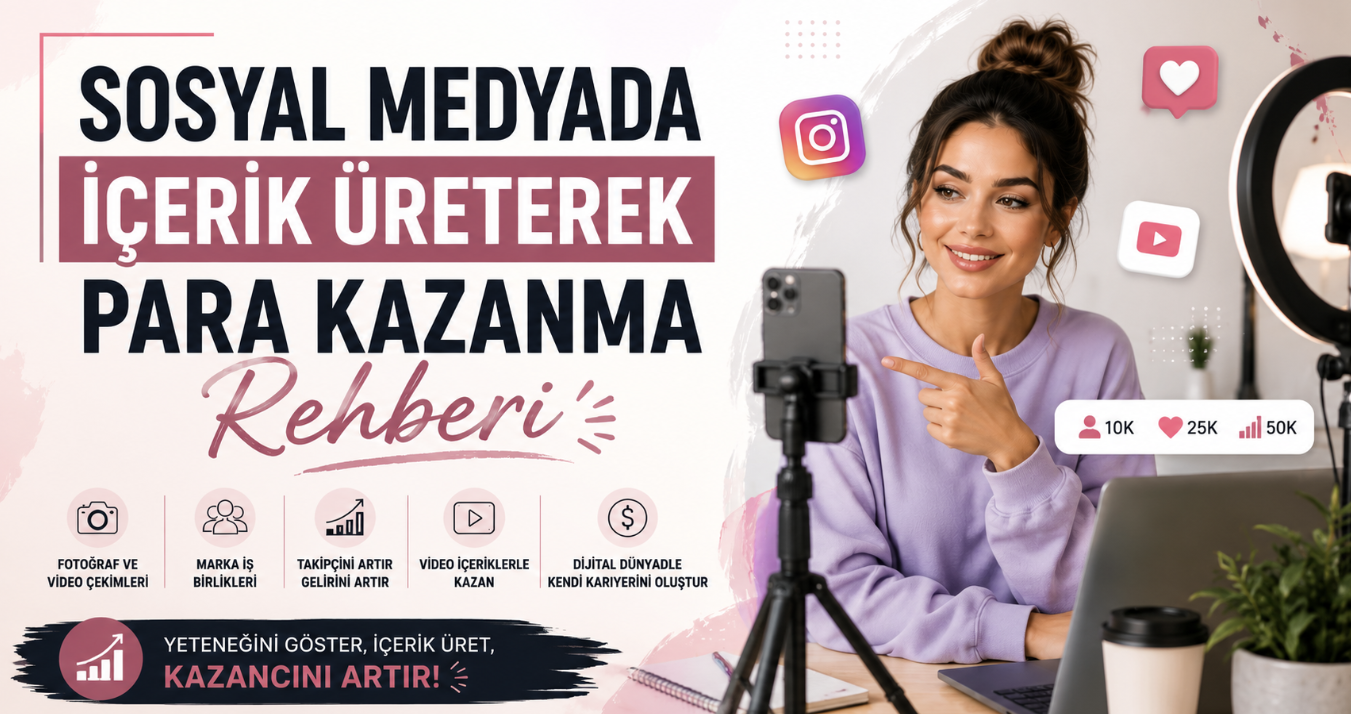 Sosyal Medyada İçerik Üreterek Para Kazanma Rehberi